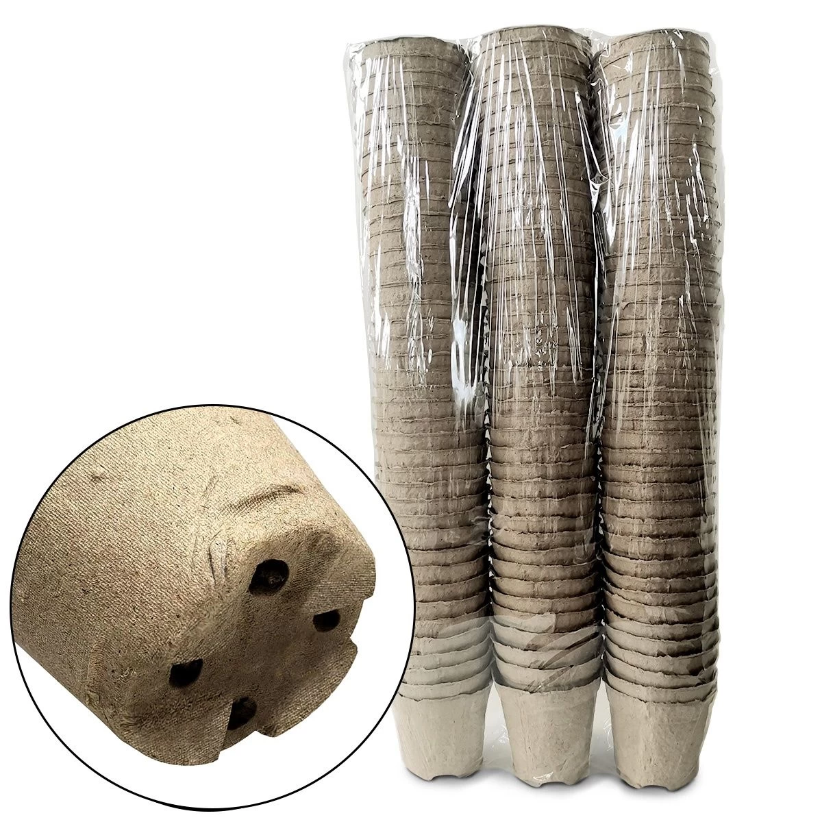 Торфяные горшочки d105мм h100мм упаковка120шт с улучшенным дном (ГС)