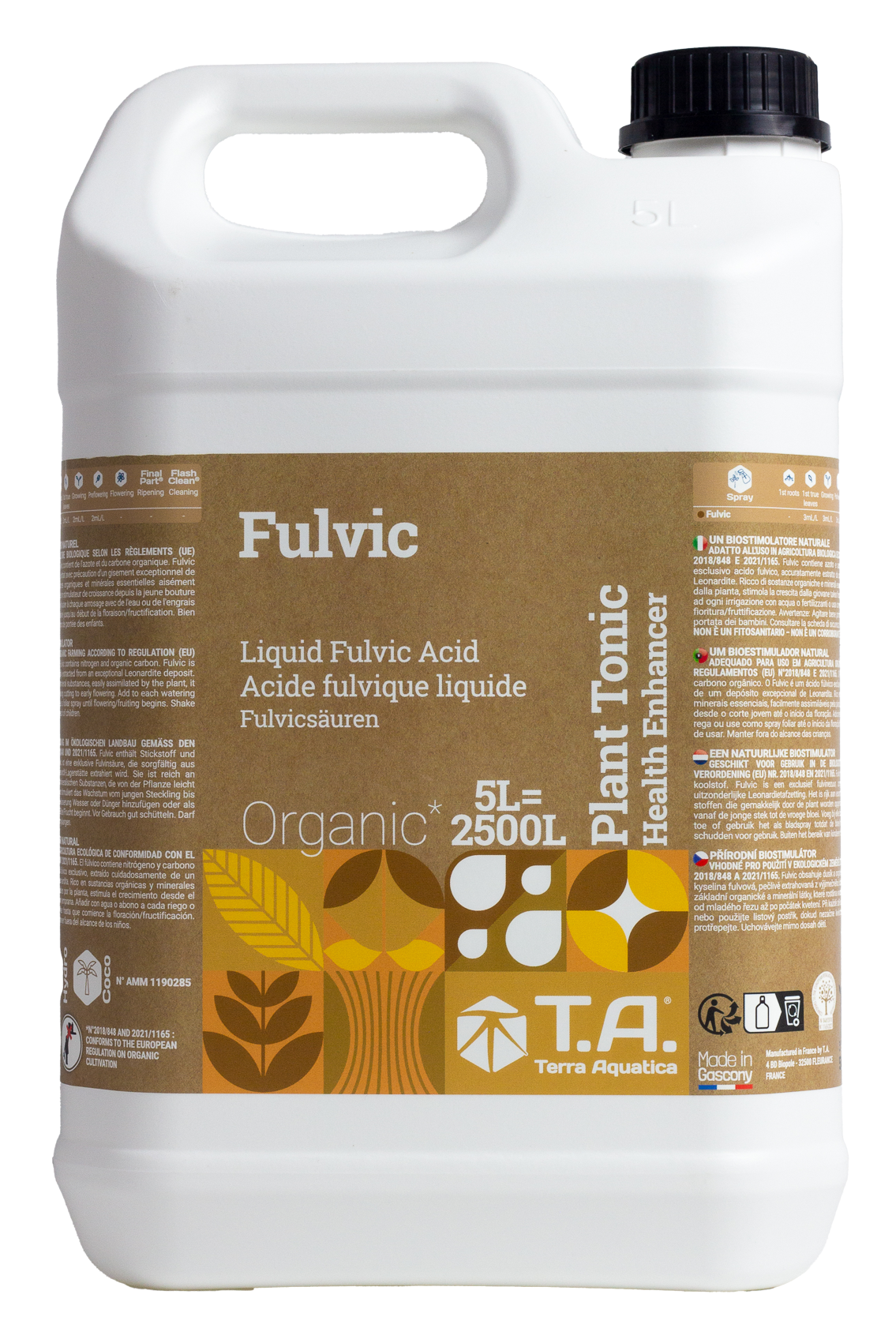 Органический стимулятор метаболизма (фульвокислоты) Terra Aquatica Fulvic (5 л)