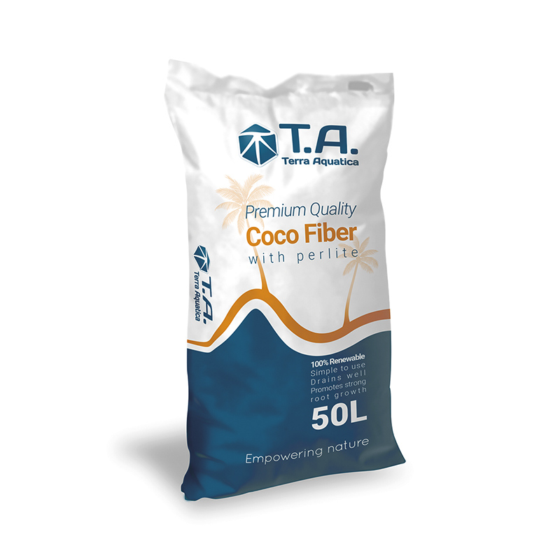 Кокосовый субстрат T.A. Coco Fiber with Perlite 50L (CocoTek PX 50L)