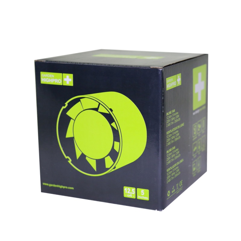 Встраиваемый вентилятор GARDEN HIGHPRO PROFAN Axial Inline Fan 125, 200 м3/час, 125 мм