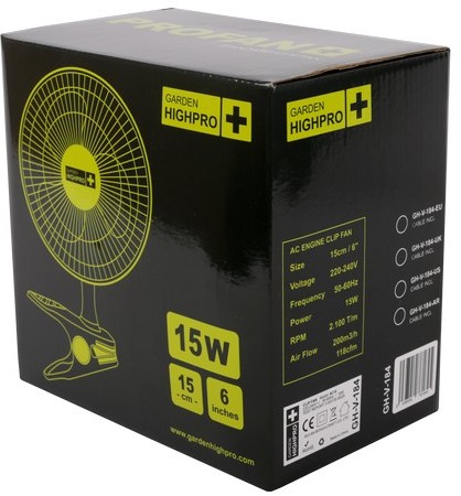 Вентилятор на клипсе CLIP FAN 15 см/15 Вт