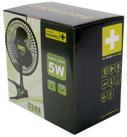 Вентилятор на клипсе CLIP FAN 15 см/5 Вт