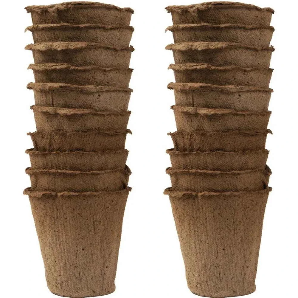 Торфяные горшочки d80мм h80мм упаковка180шт с улучшенным дном (ГС)