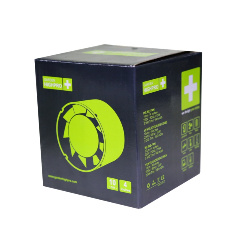 Встраиваемый вентилятор GARDEN HIGHPRO PROFAN Axial Inline Fan 100, 100 м3/час, 100 мм