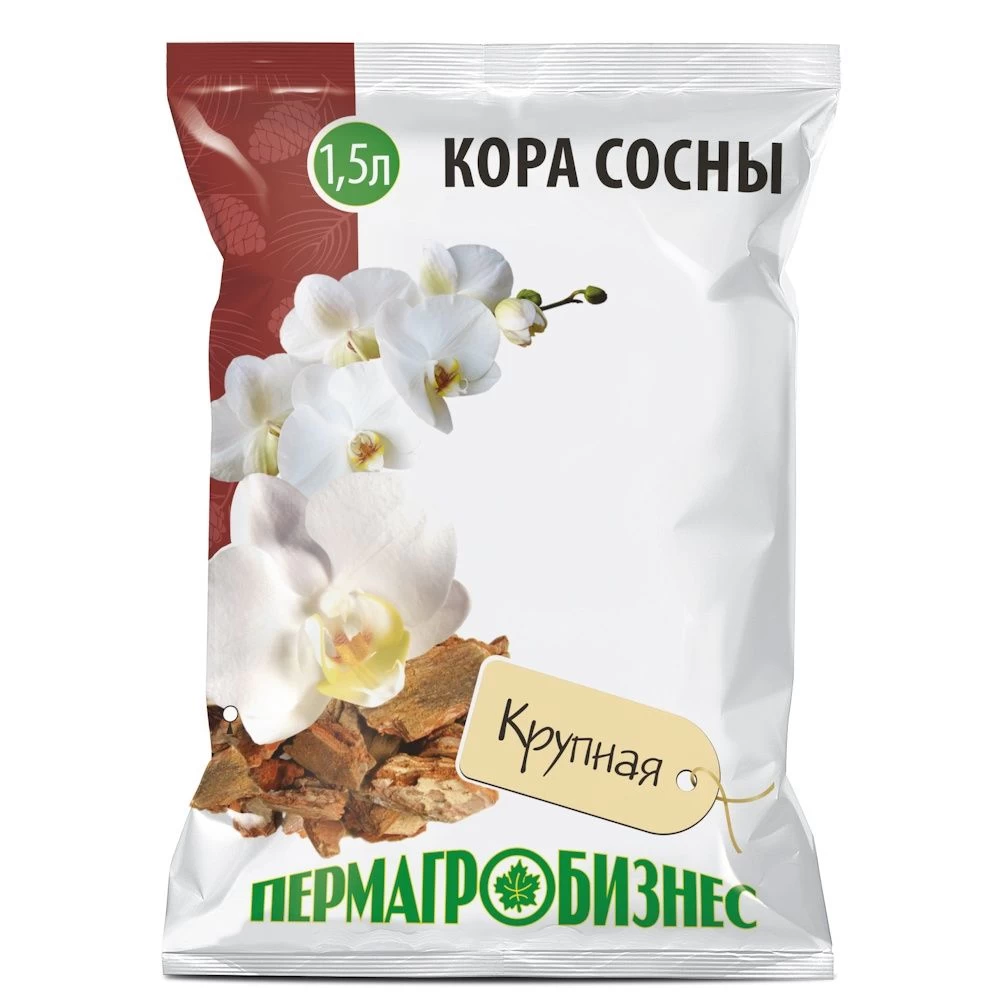 Кора сосны крупная (ПАБ) Е (1,5 л)