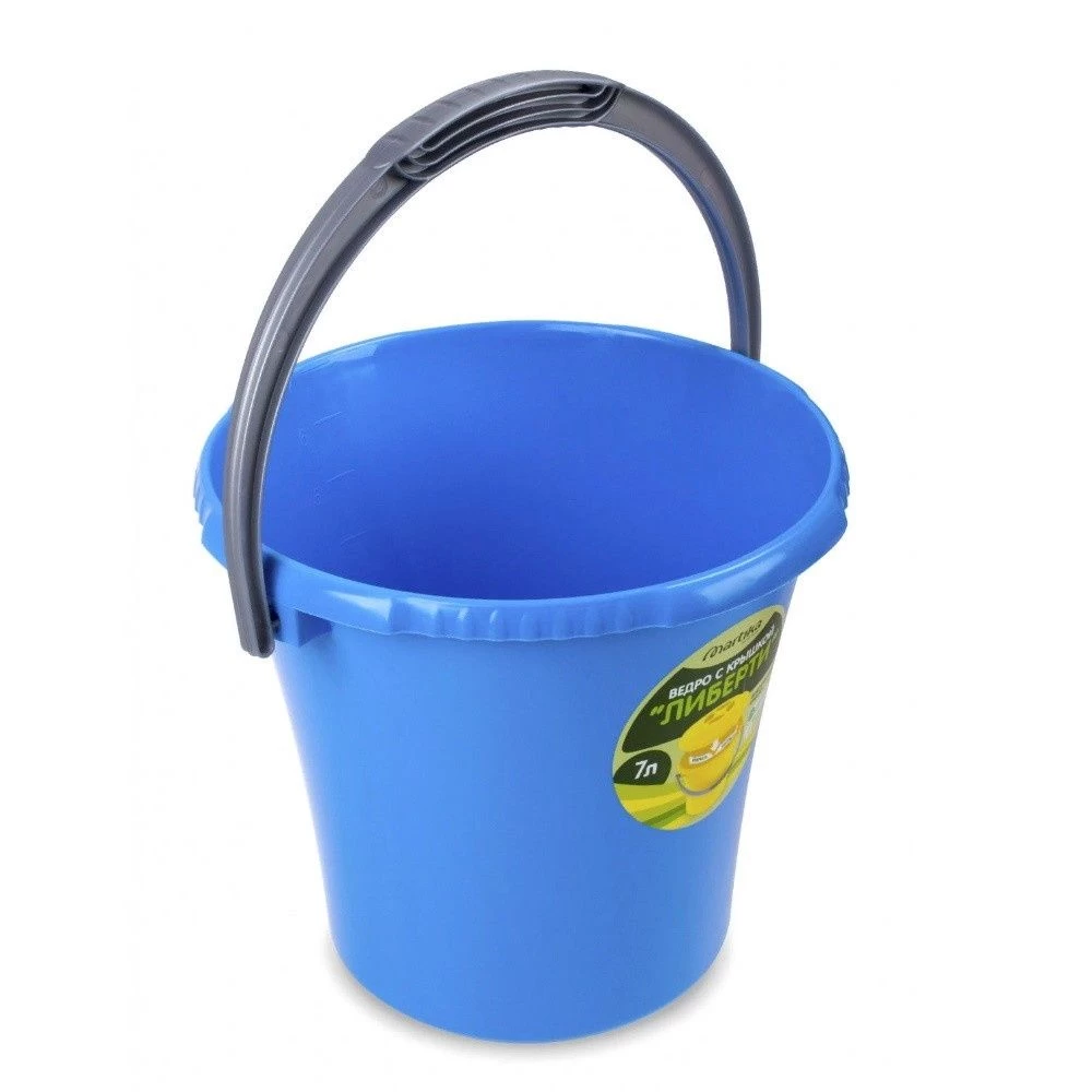 Ведро 7л Либерти без крышки С603 голубой (Мартика)